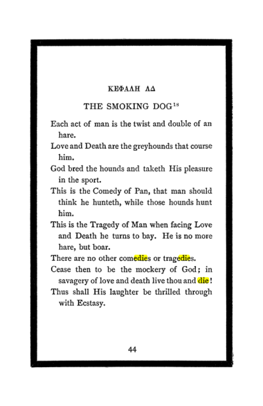 Original scan of The Book of Lies, PDF page 48