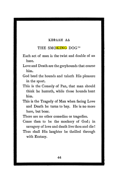 Original scan of The Book of Lies, PDF page 48
