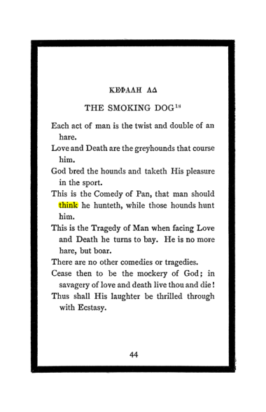 Original scan of The Book of Lies, PDF page 48