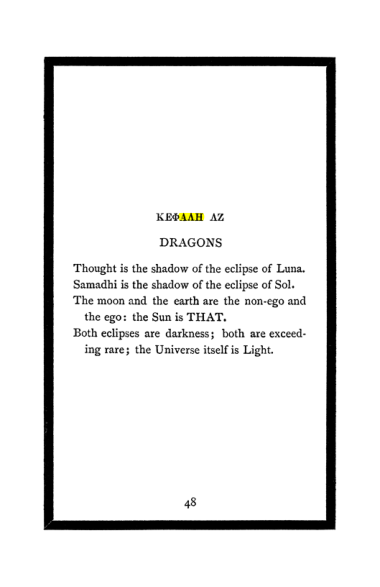 Original scan of The Book of Lies, PDF page 52