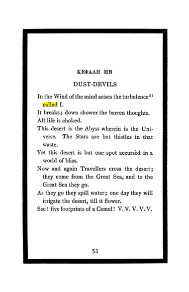 Original scan of The Book of Lies, PDF page 57