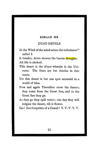 Original scan of The Book of Lies, PDF page 57