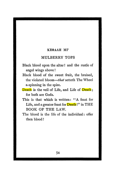 Original scan of The Book of Lies, PDF page 58