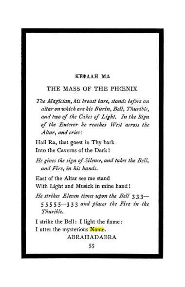 Original scan of The Book of Lies, PDF page 59