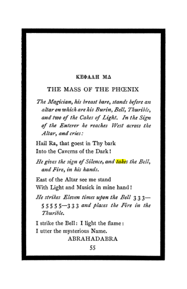 Original scan of The Book of Lies, PDF page 59