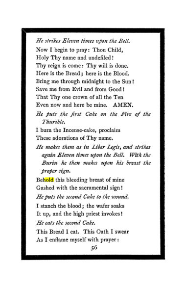Original scan of The Book of Lies, PDF page 60