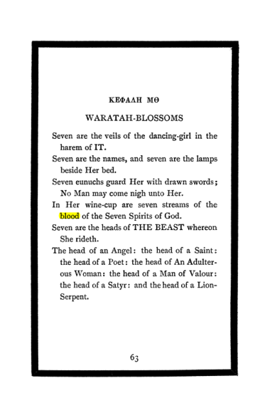 Original scan of The Book of Lies, PDF page 67