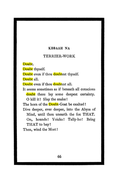 Original scan of The Book of Lies, PDF page 70