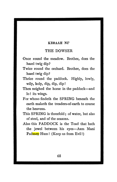 Original scan of The Book of Lies, PDF page 72