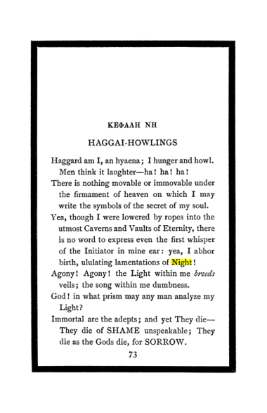 Original scan of The Book of Lies, PDF page 77
