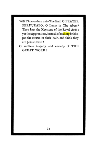 Original scan of The Book of Lies, PDF page 78