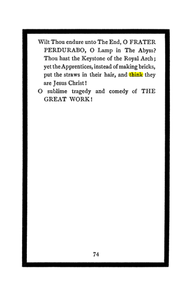 Original scan of The Book of Lies, PDF page 78