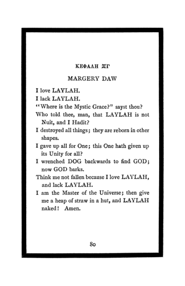 Original scan of The Book of Lies, PDF page 84