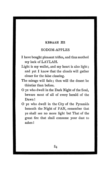Original scan of The Book of Lies, PDF page 88