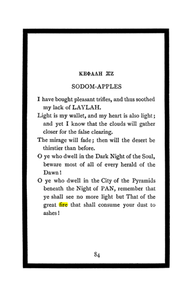 Original scan of The Book of Lies, PDF page 88