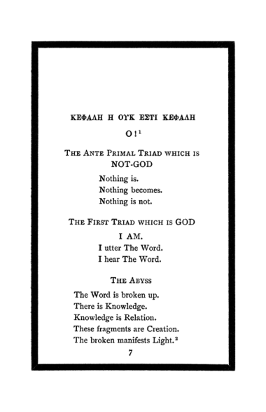 Original scan of The Book of Lies, PDF page 9