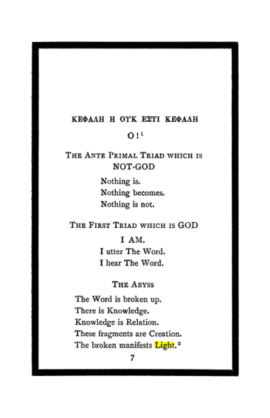 Original scan of The Book of Lies, PDF page 9