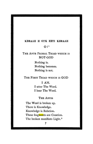 Original scan of The Book of Lies, PDF page 9