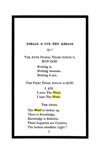 Original scan of The Book of Lies, PDF page 9