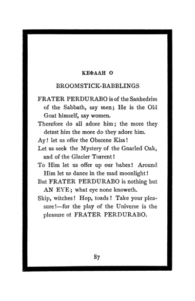 Original scan of The Book of Lies, PDF page 91