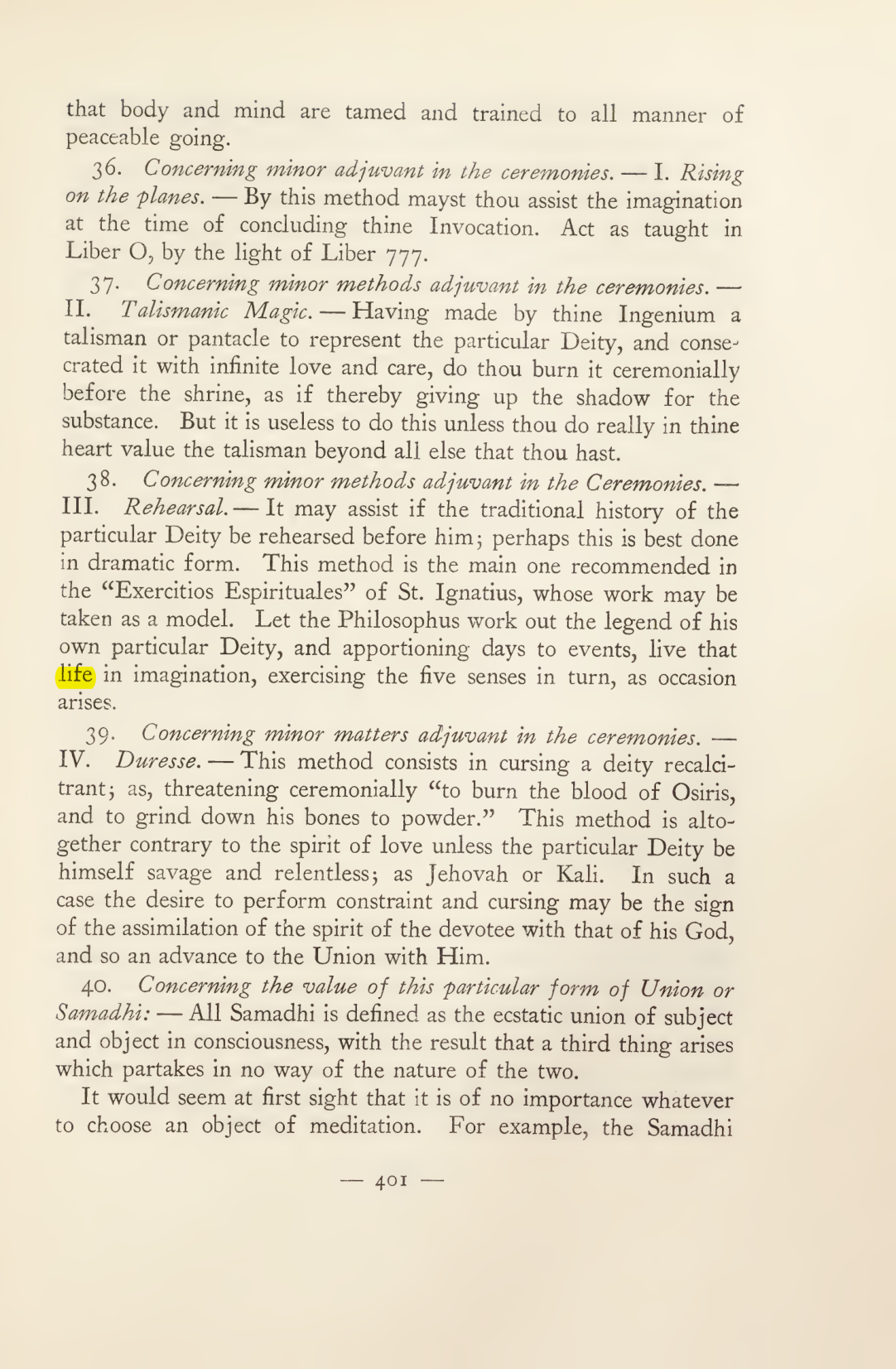 Original scan of Magick in Theory and Practice (Section 4), PDF page 101