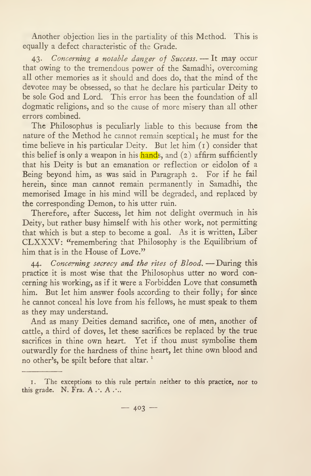 Original scan of Magick in Theory and Practice (Section 4), PDF page 103