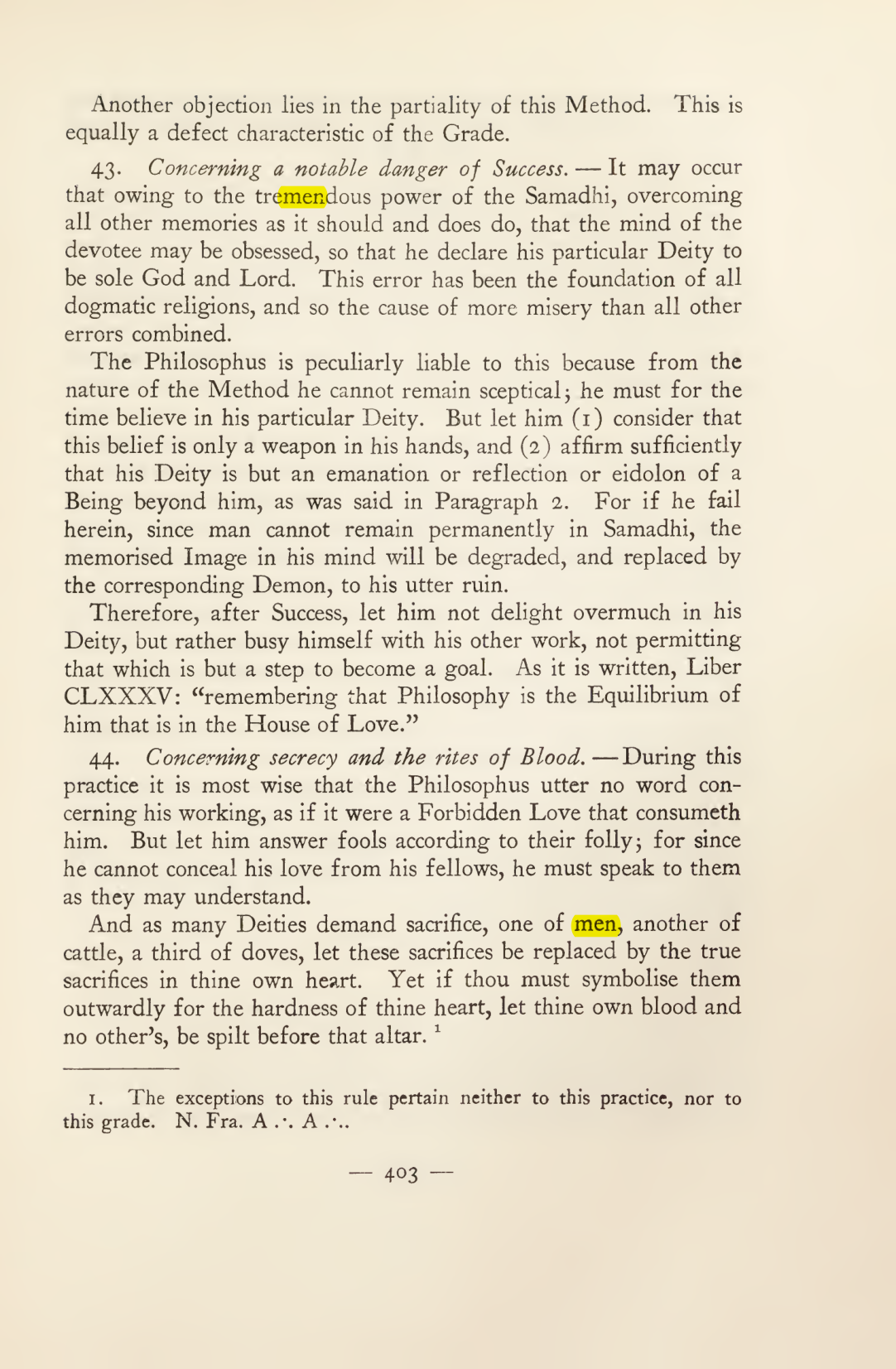 Original scan of Magick in Theory and Practice (Section 4), PDF page 103