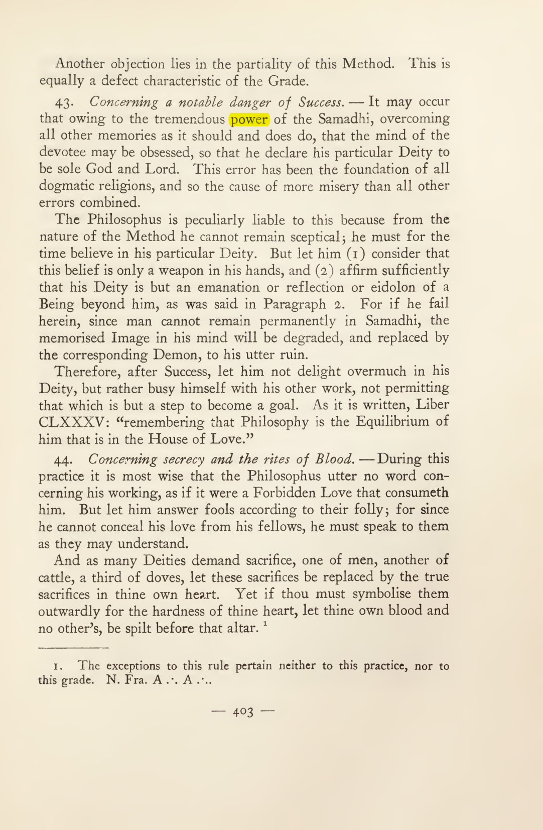 Original scan of Magick in Theory and Practice (Section 4), PDF page 103
