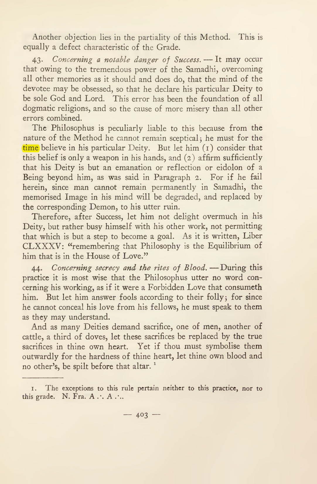 Original scan of Magick in Theory and Practice (Section 4), PDF page 103