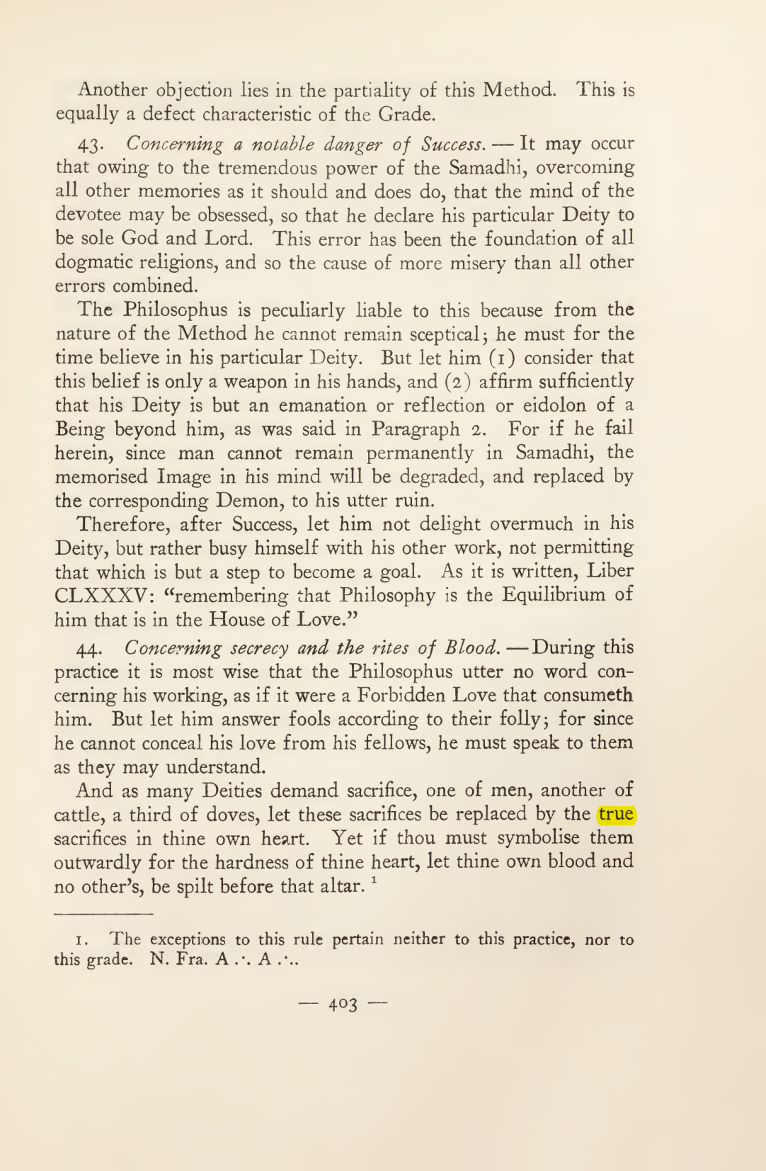 Original scan of Magick in Theory and Practice (Section 4), PDF page 103