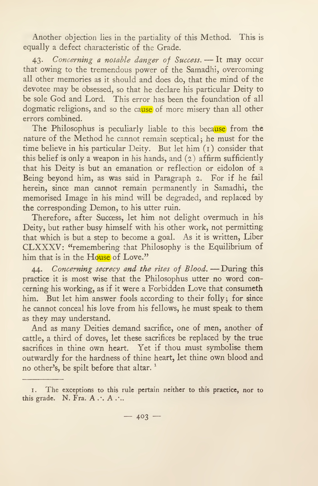 Original scan of Magick in Theory and Practice (Section 4), PDF page 103