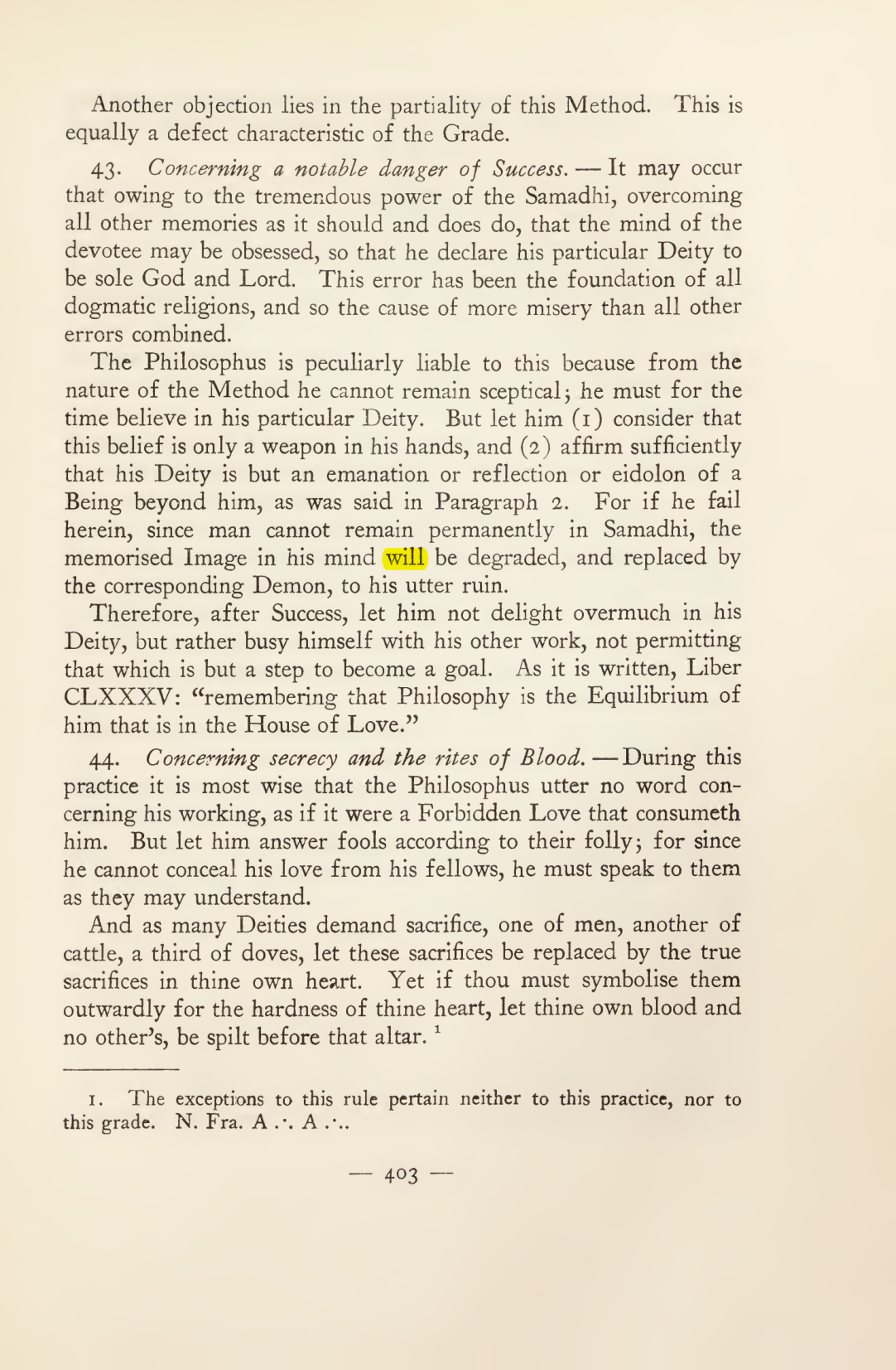 Original scan of Magick in Theory and Practice (Section 4), PDF page 103