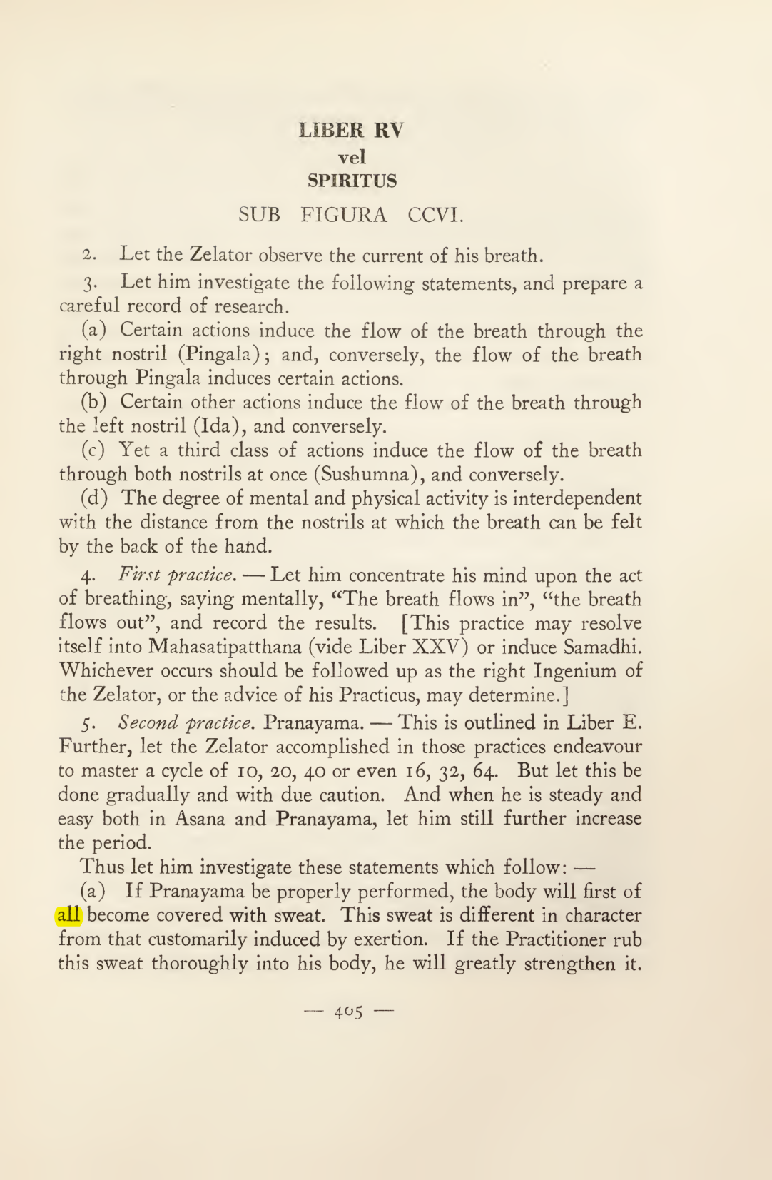 Original scan of Magick in Theory and Practice (Section 4), PDF page 105