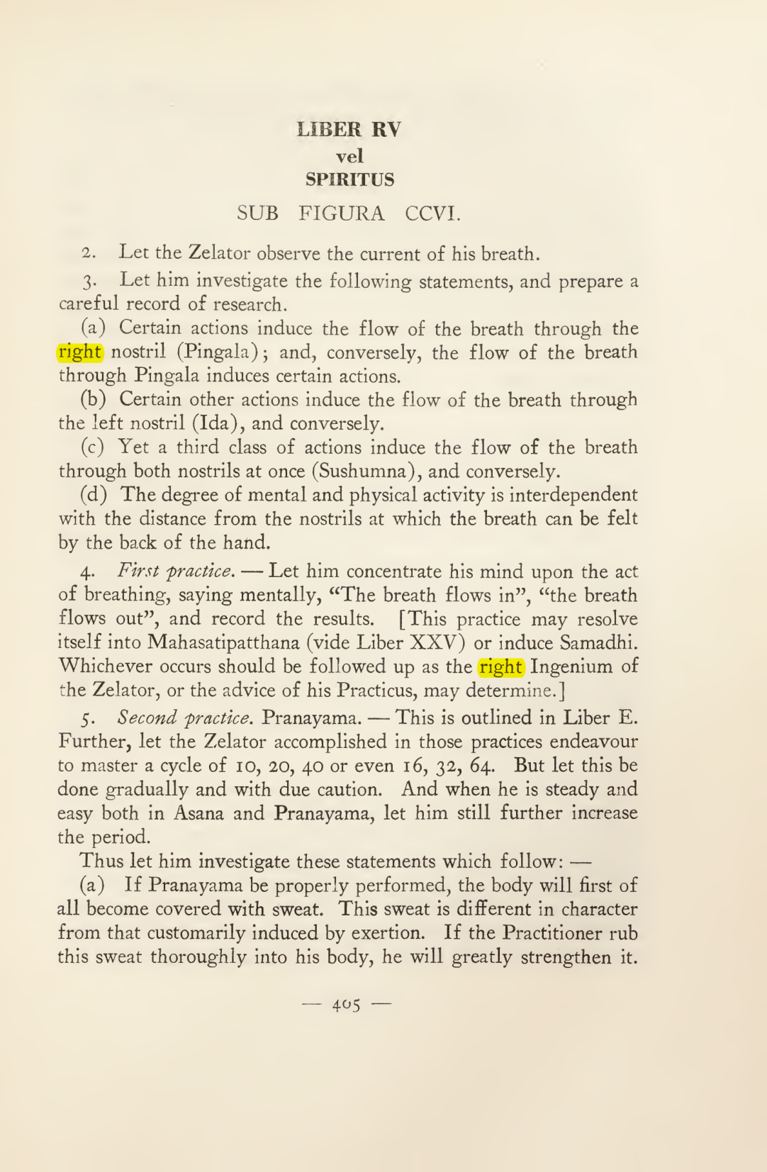 Original scan of Magick in Theory and Practice (Section 4), PDF page 105