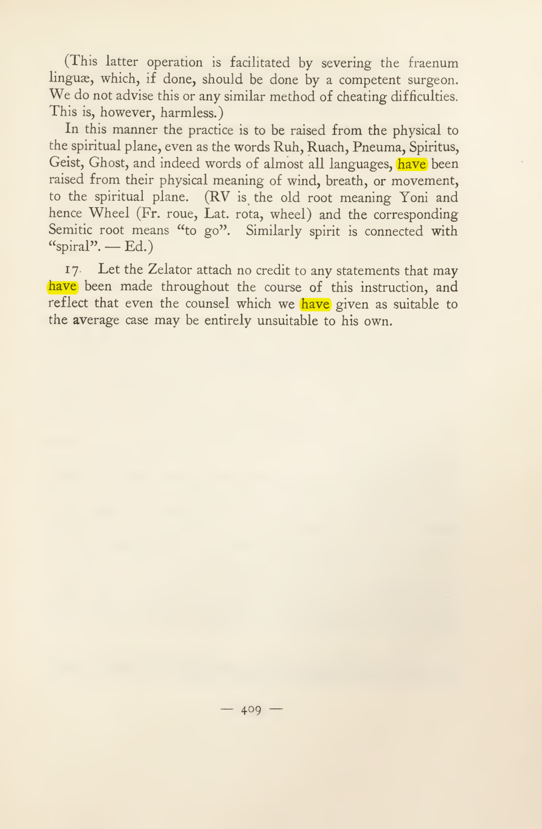 Original scan of Magick in Theory and Practice (Section 4), PDF page 109