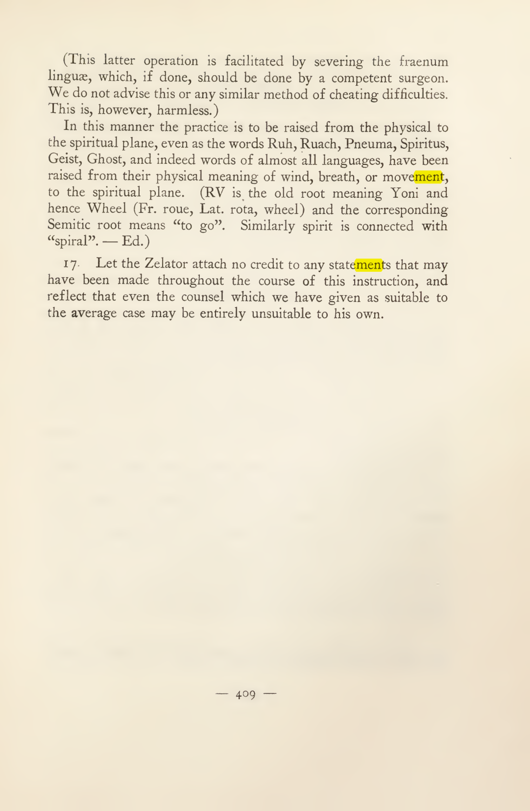 Original scan of Magick in Theory and Practice (Section 4), PDF page 109