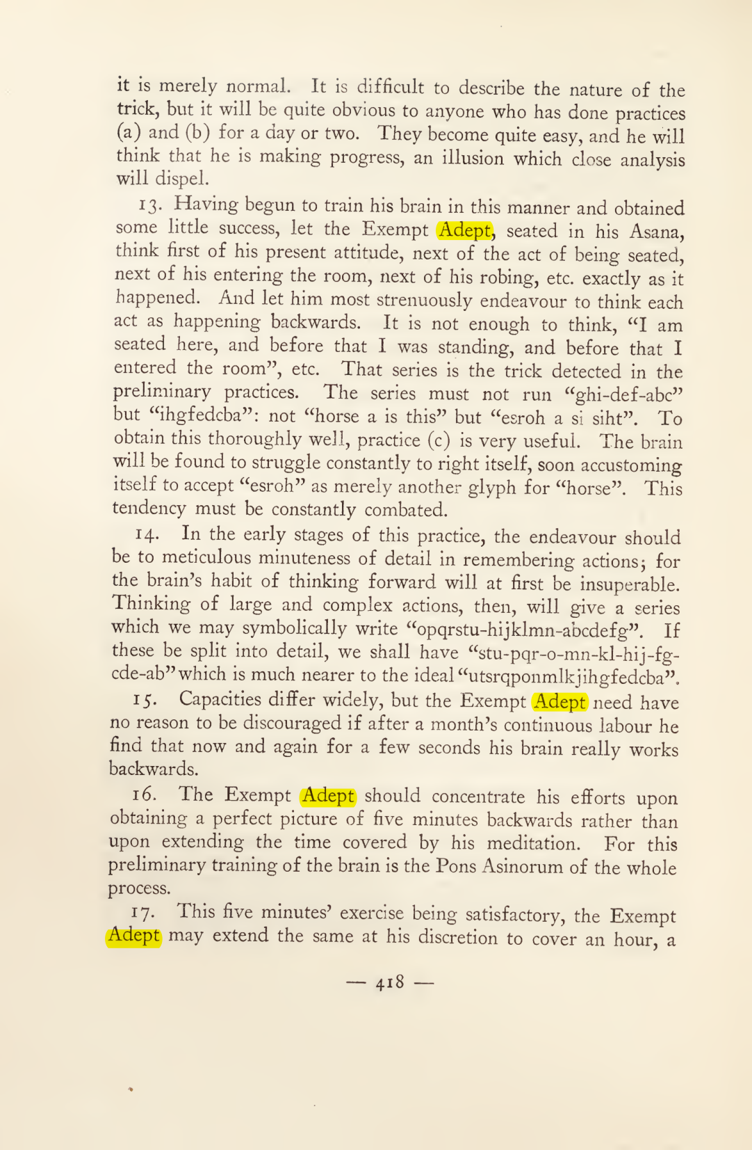 Original scan of Magick in Theory and Practice (Section 4), PDF page 118