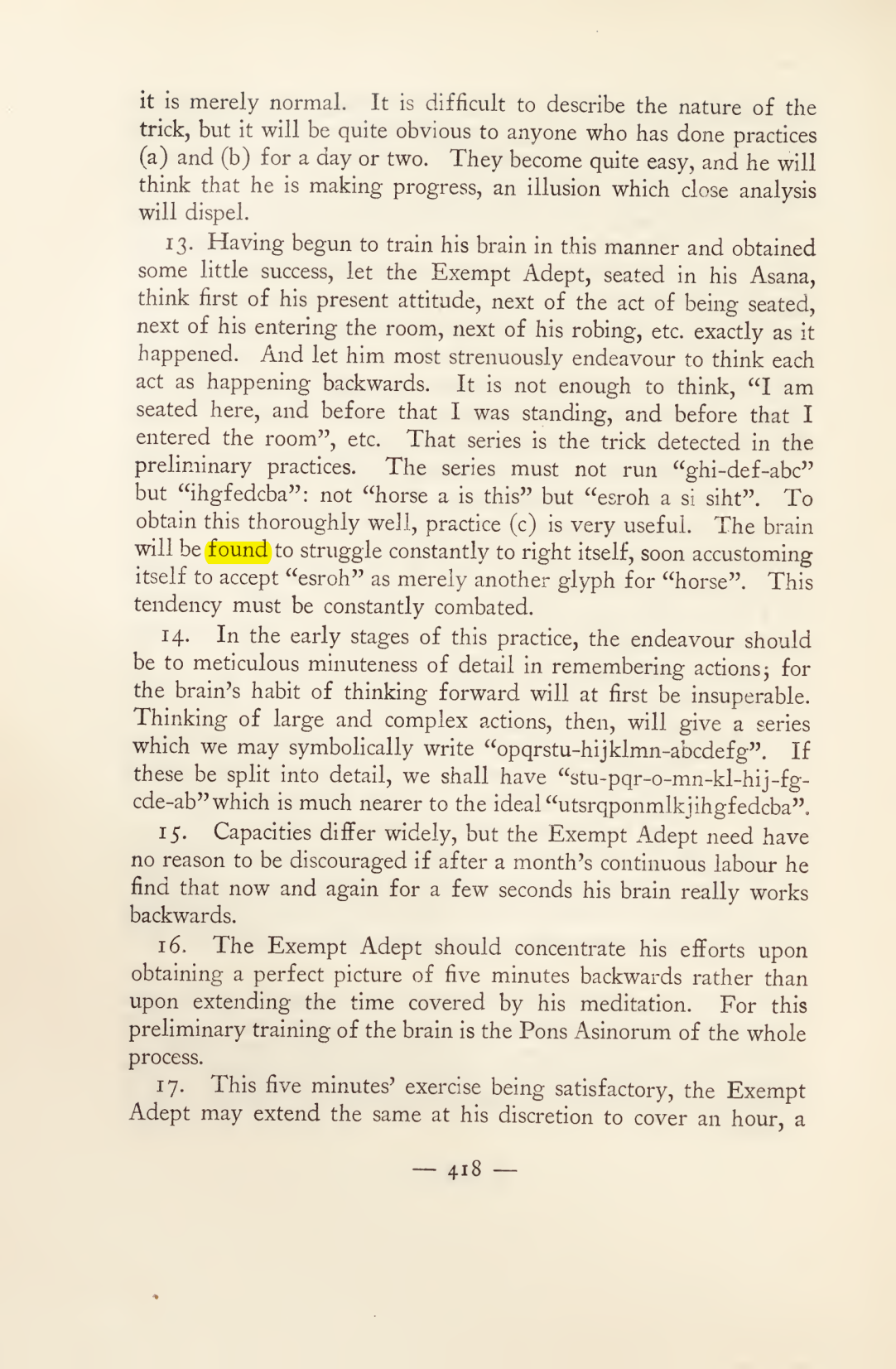 Original scan of Magick in Theory and Practice (Section 4), PDF page 118