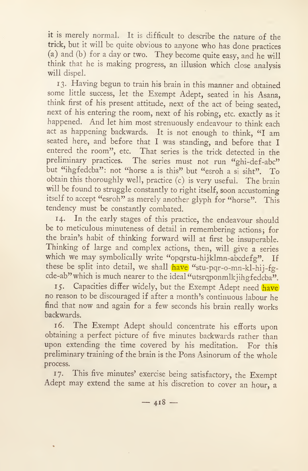 Original scan of Magick in Theory and Practice (Section 4), PDF page 118