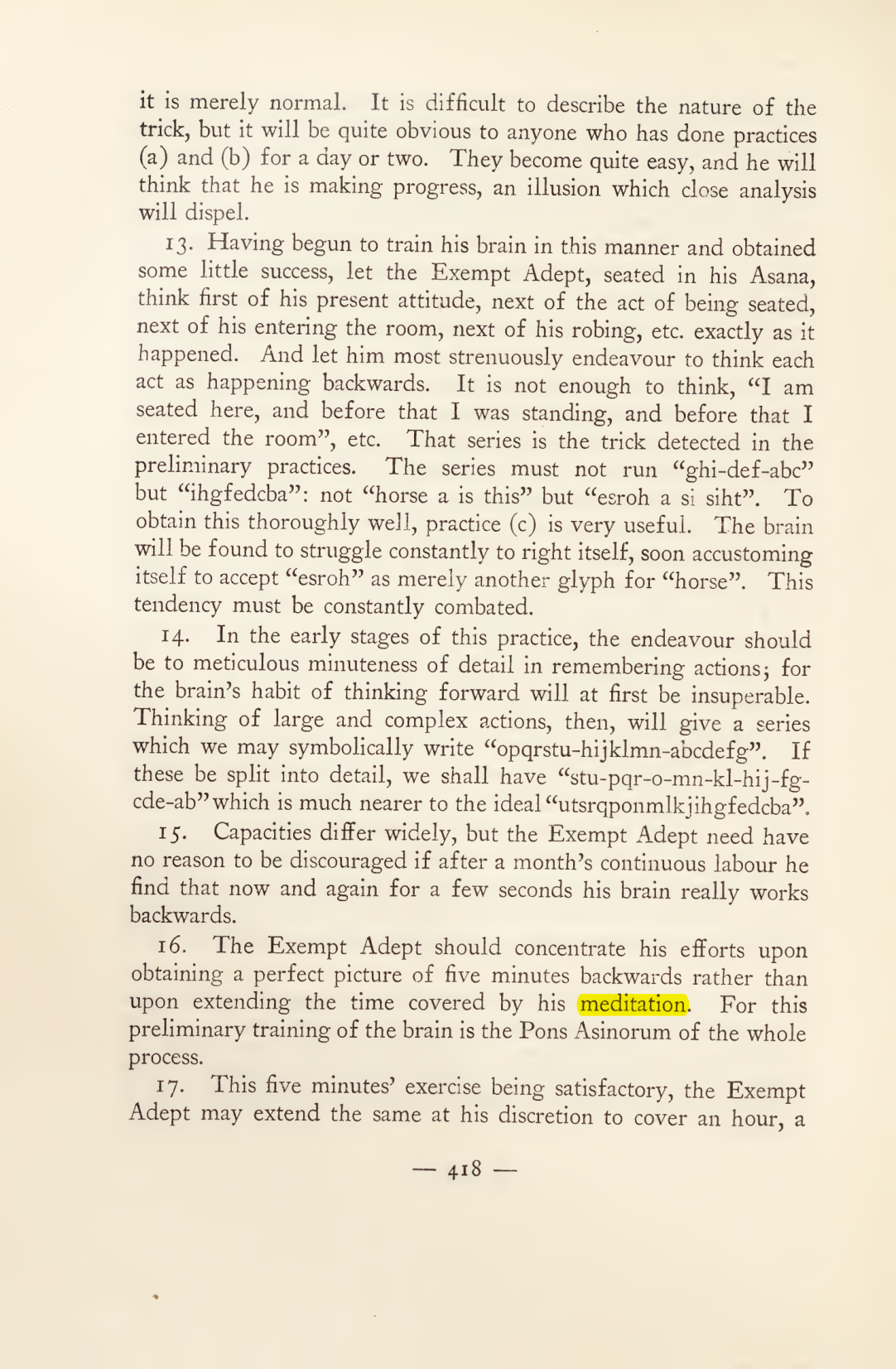 Original scan of Magick in Theory and Practice (Section 4), PDF page 118