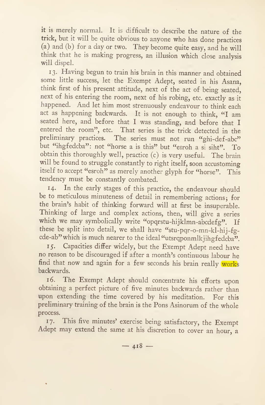 Original scan of Magick in Theory and Practice (Section 4), PDF page 118