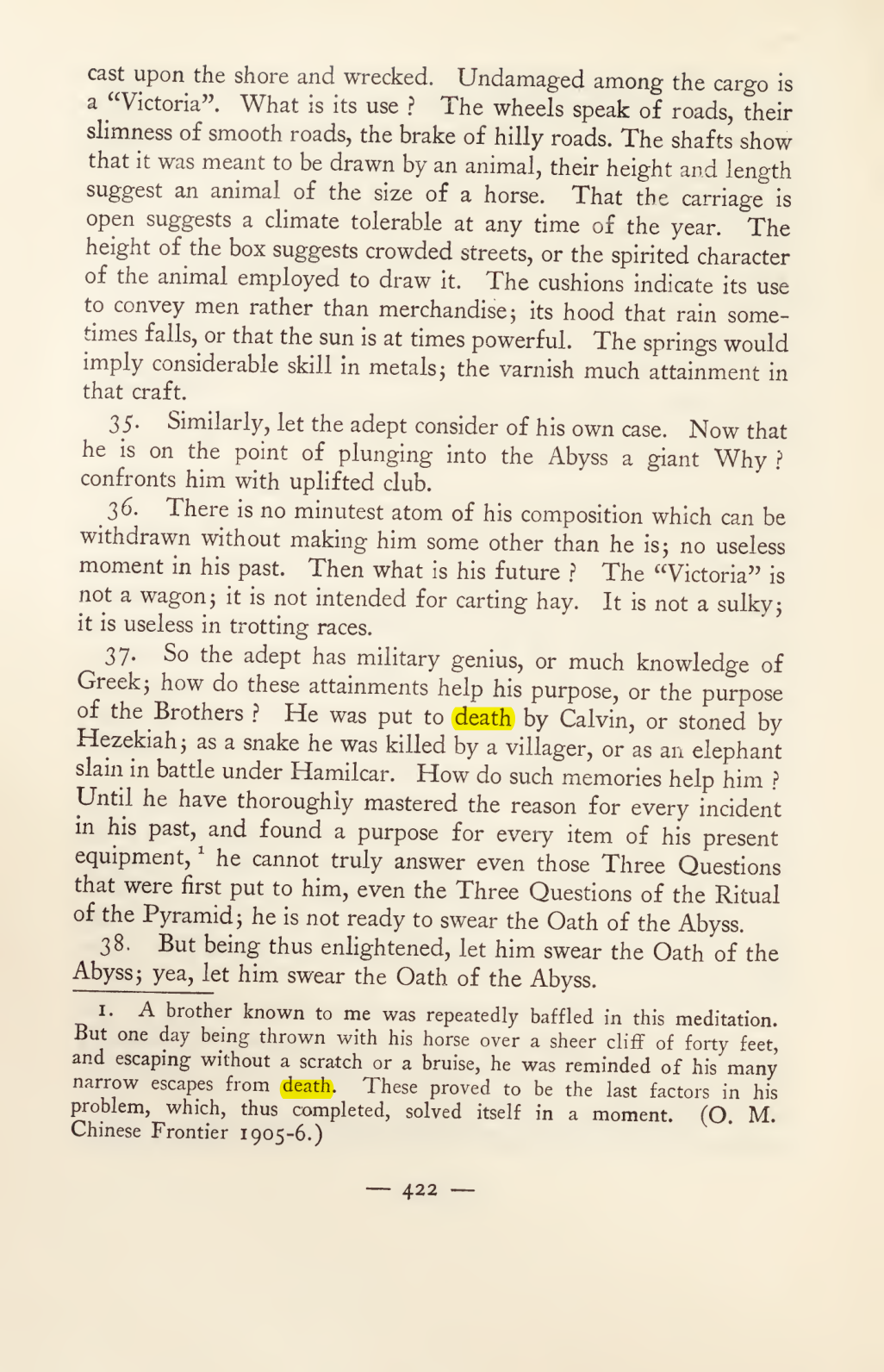 Original scan of Magick in Theory and Practice (Section 4), PDF page 122