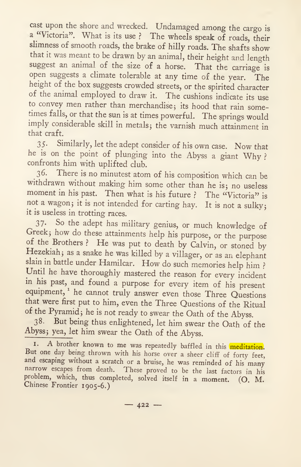 Original scan of Magick in Theory and Practice (Section 4), PDF page 122