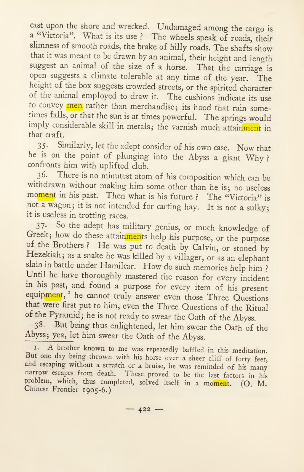 Original scan of Magick in Theory and Practice (Section 4), PDF page 122