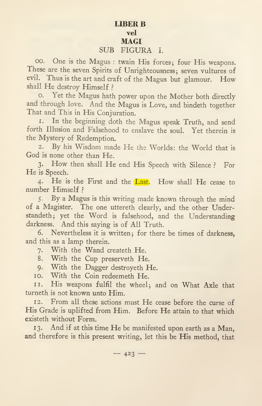 Original scan of Magick in Theory and Practice (Section 4), PDF page 123