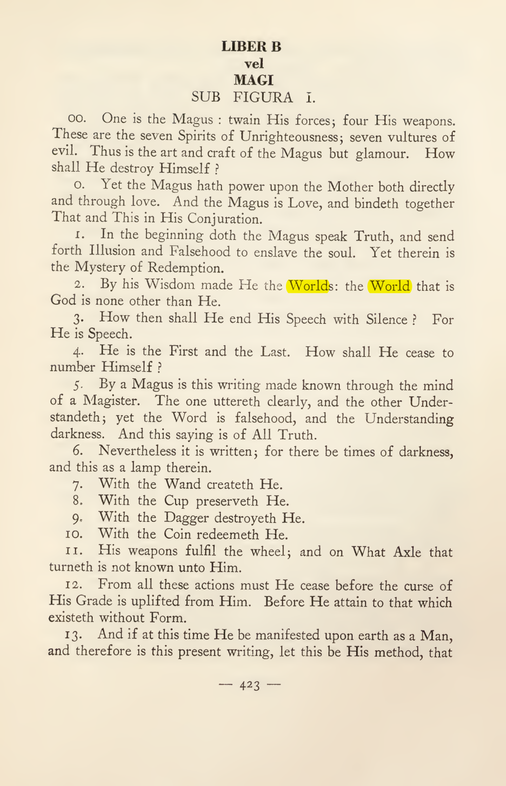 Original scan of Magick in Theory and Practice (Section 4), PDF page 123