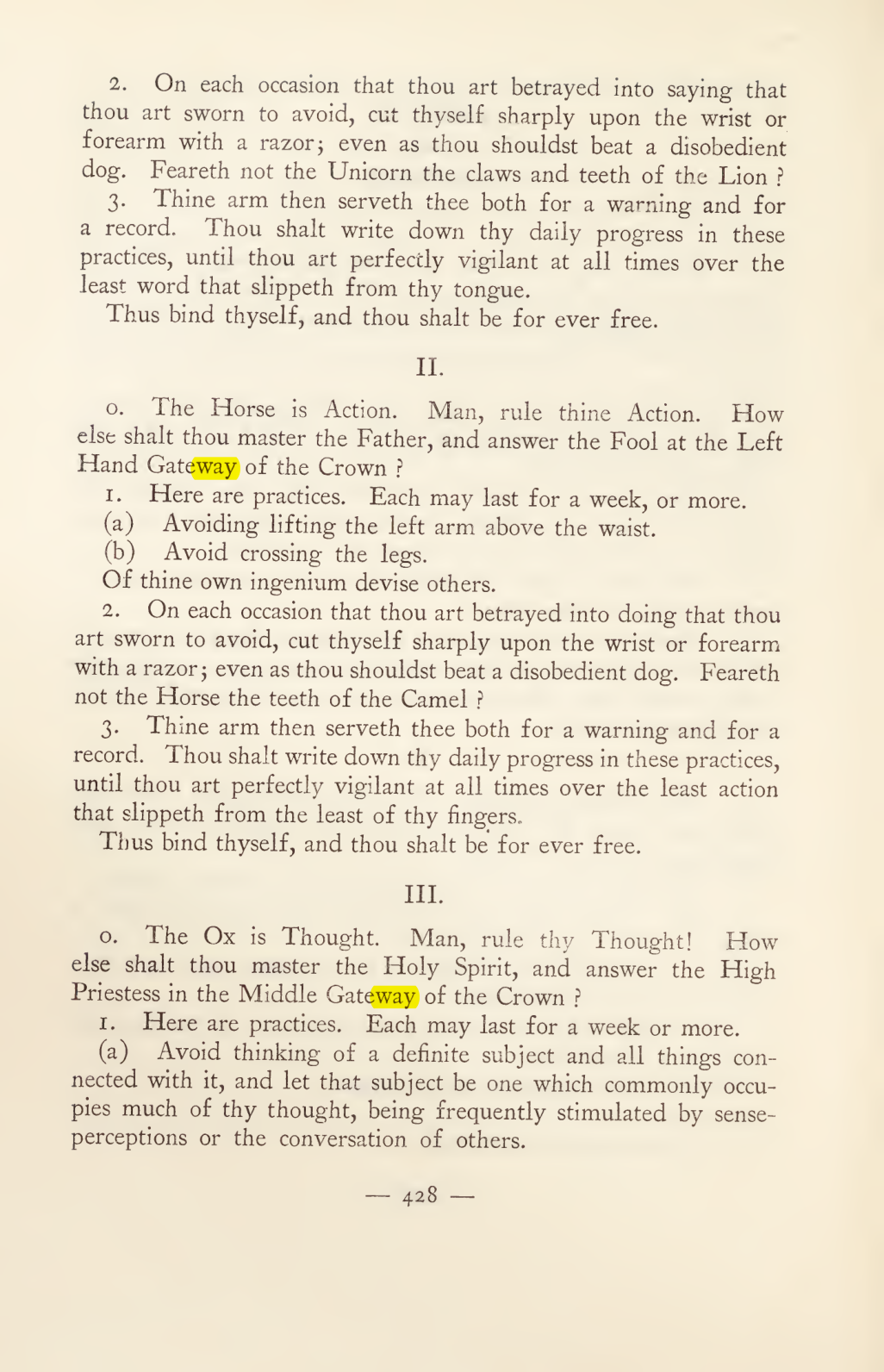 Original scan of Magick in Theory and Practice (Section 4), PDF page 128