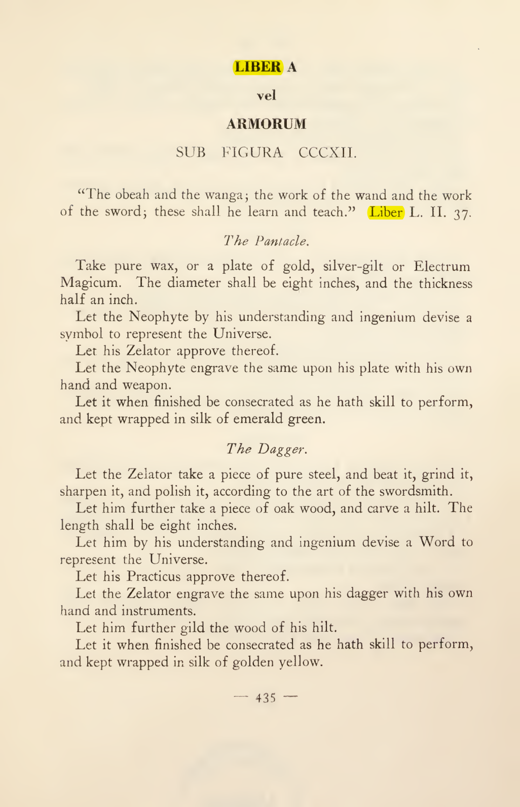 Original scan of Magick in Theory and Practice (Section 4), PDF page 135