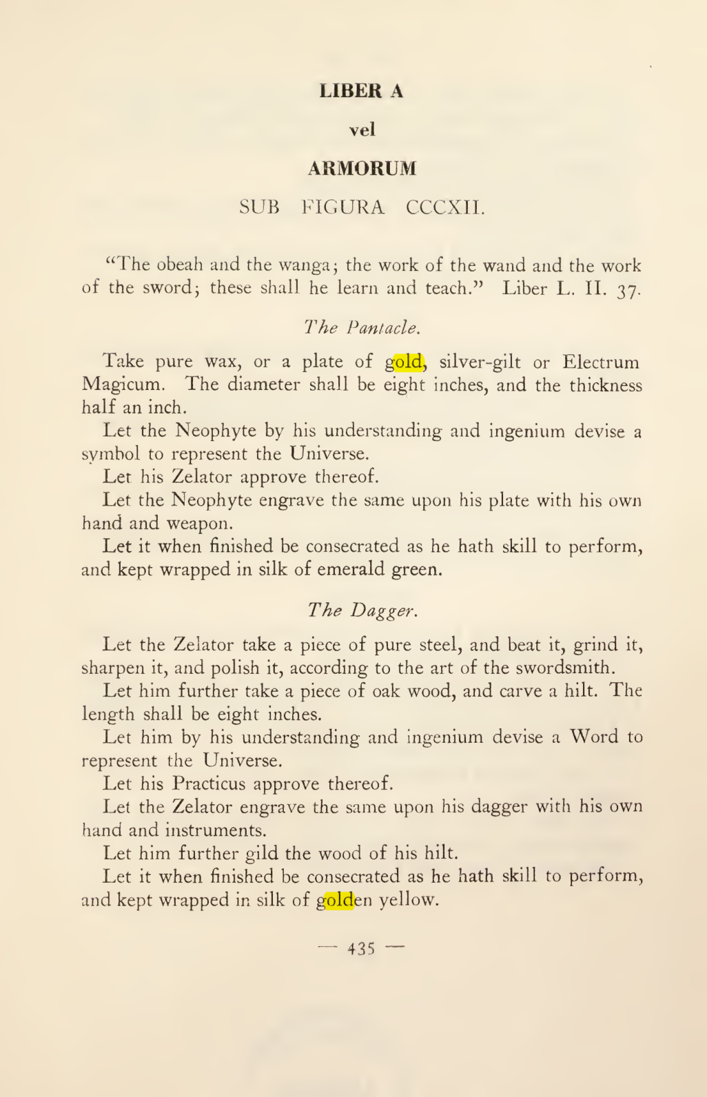 Original scan of Magick in Theory and Practice (Section 4), PDF page 135