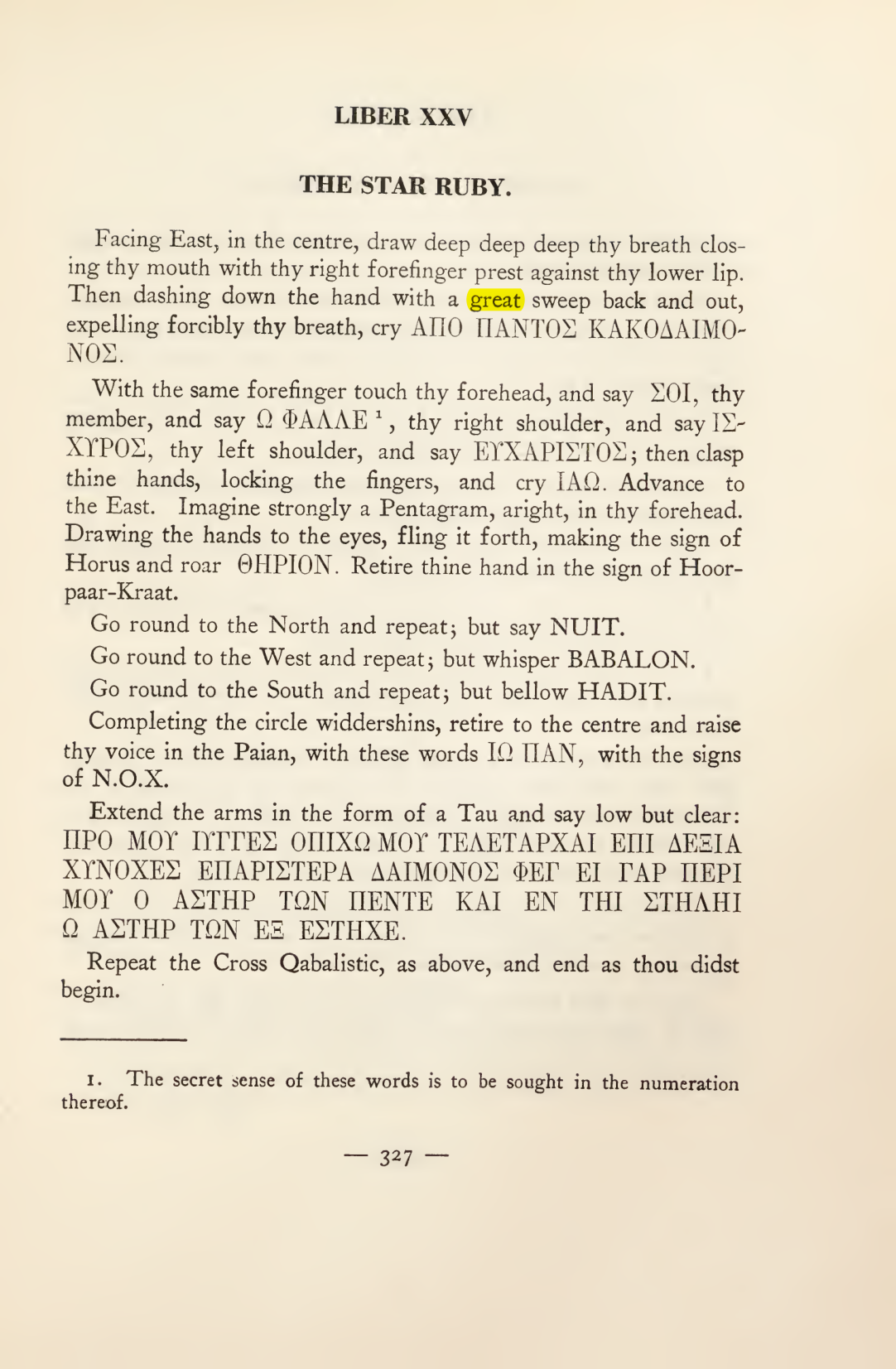 Original scan of Magick in Theory and Practice (Section 4), PDF page 27